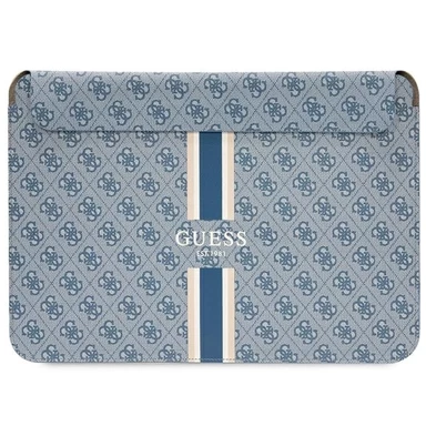 GUESS Futrola 4G Printed Stripes, za prijenosno računalo 16", plava